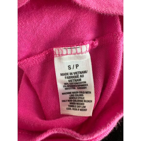 Aeropostale Pink Polo Shirt Short Sleeve Top size Small - Picture 4 of 7